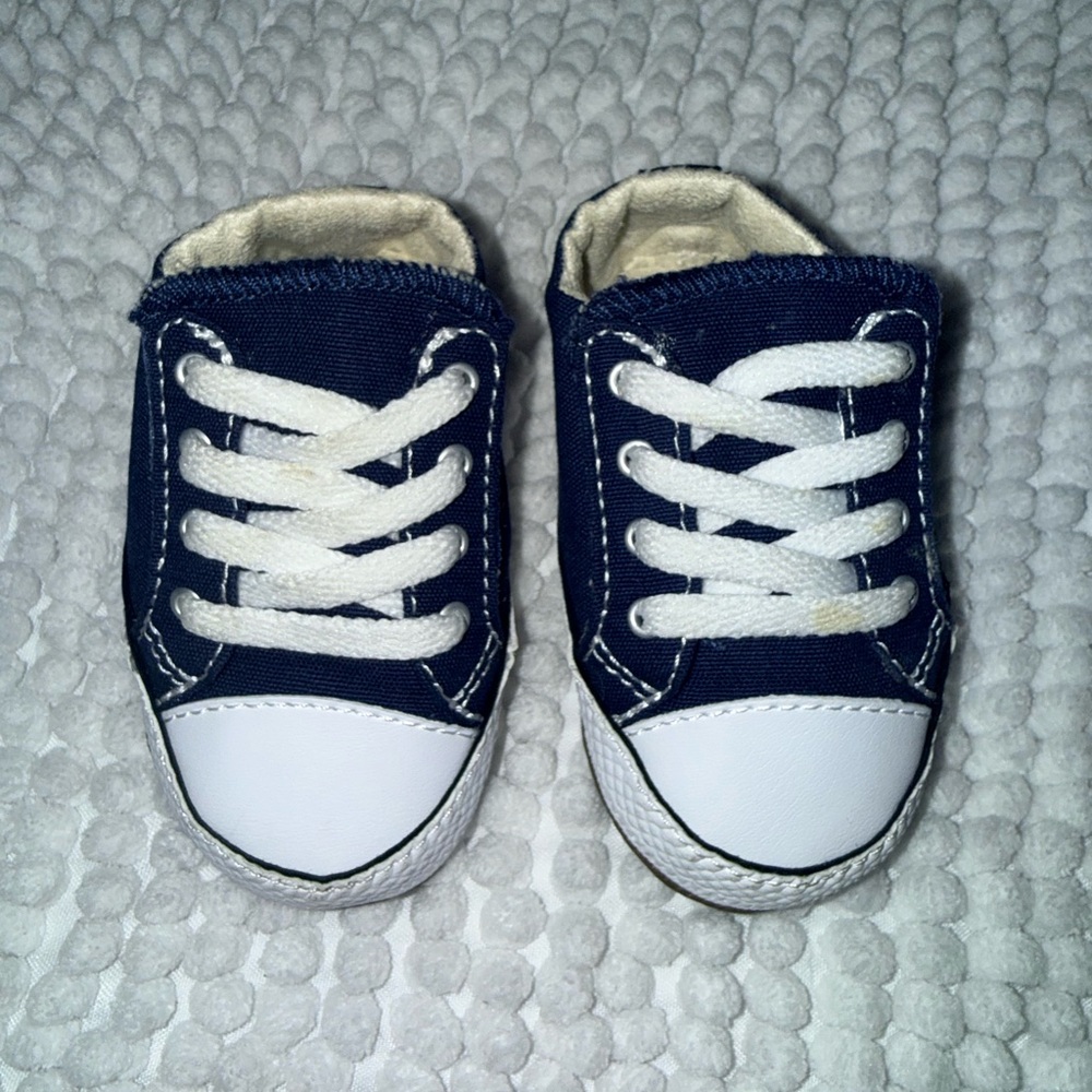 Converse All Star Crib Navy Baby Sneakers